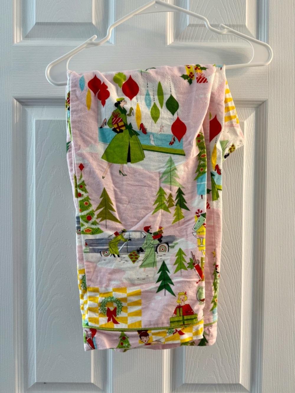 The Cat's Pajama Pink Holiday Print Lounge Pants Size S - Picture 2 of 3